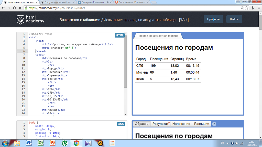 Html academy ответы ссылки и изображения